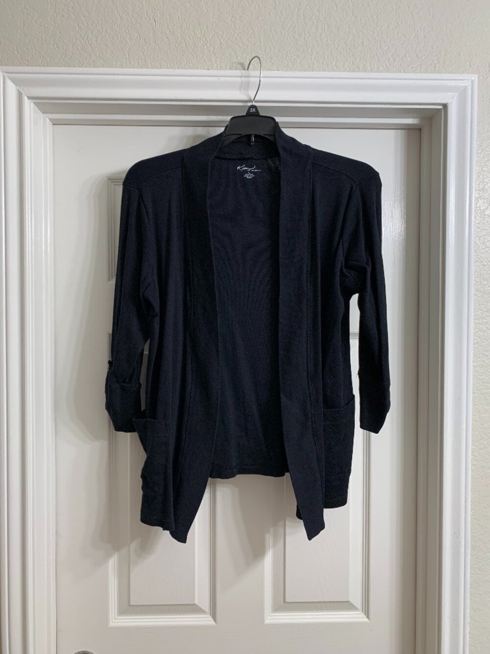 Kim Rogers Brand Women's Black Cotton Jacket, Size L